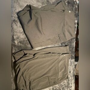 Yogalicious Lux plus size Black Leggings size 3X - Two pair!